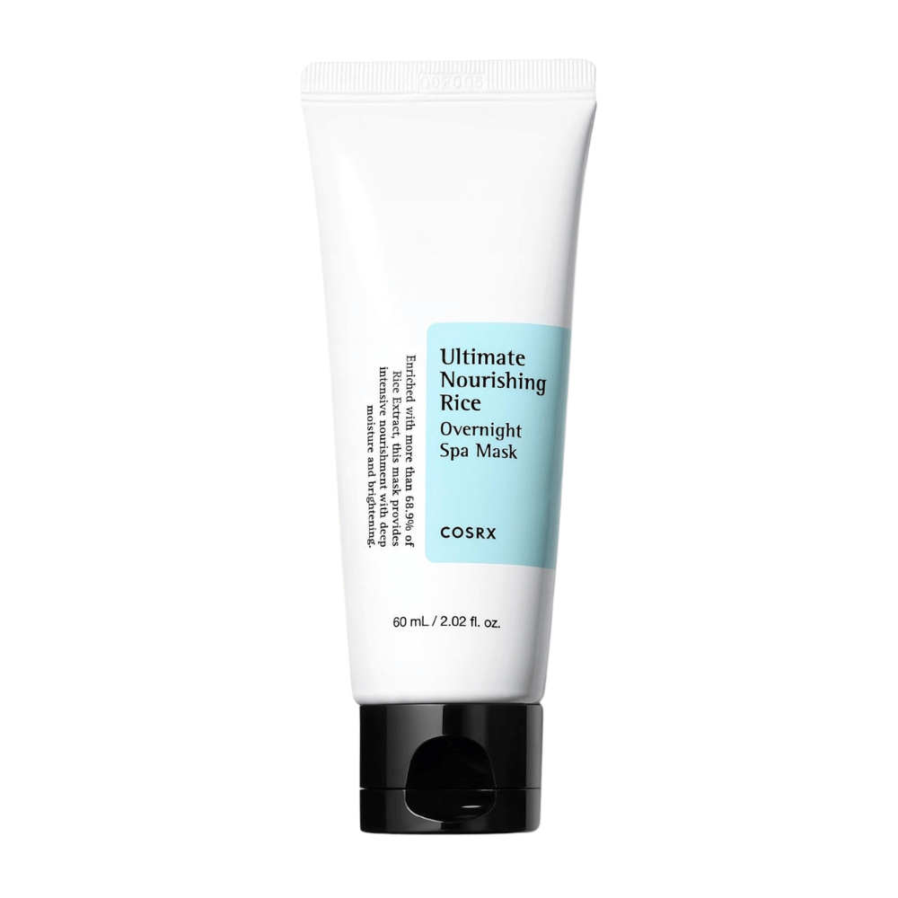 COSRX Ultimate Nourishing Rice Overnight Spa Mask 60 ml maska do spania z ekstraktem z ryżu dla nawilżonej i jasnej skóry