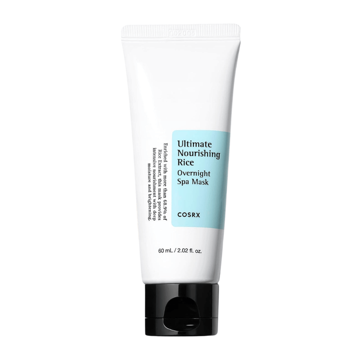 COSRX Ultimate Nourishing Rice Overnight Spa Mask 60 ml maska do spania z ekstraktem z ryżu dla nawilżonej i jasnej skóry
