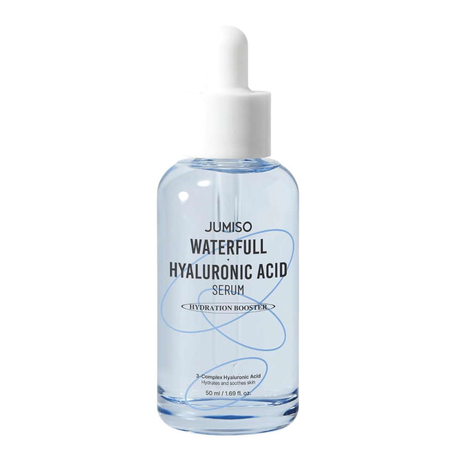 Jumiso Waterfull Hyaluronic Acid Serum 50 ml – 3-Kompleksowe serum z kwasem hialuronowym dla suchej, wrażliwej i odwodnionej skóry