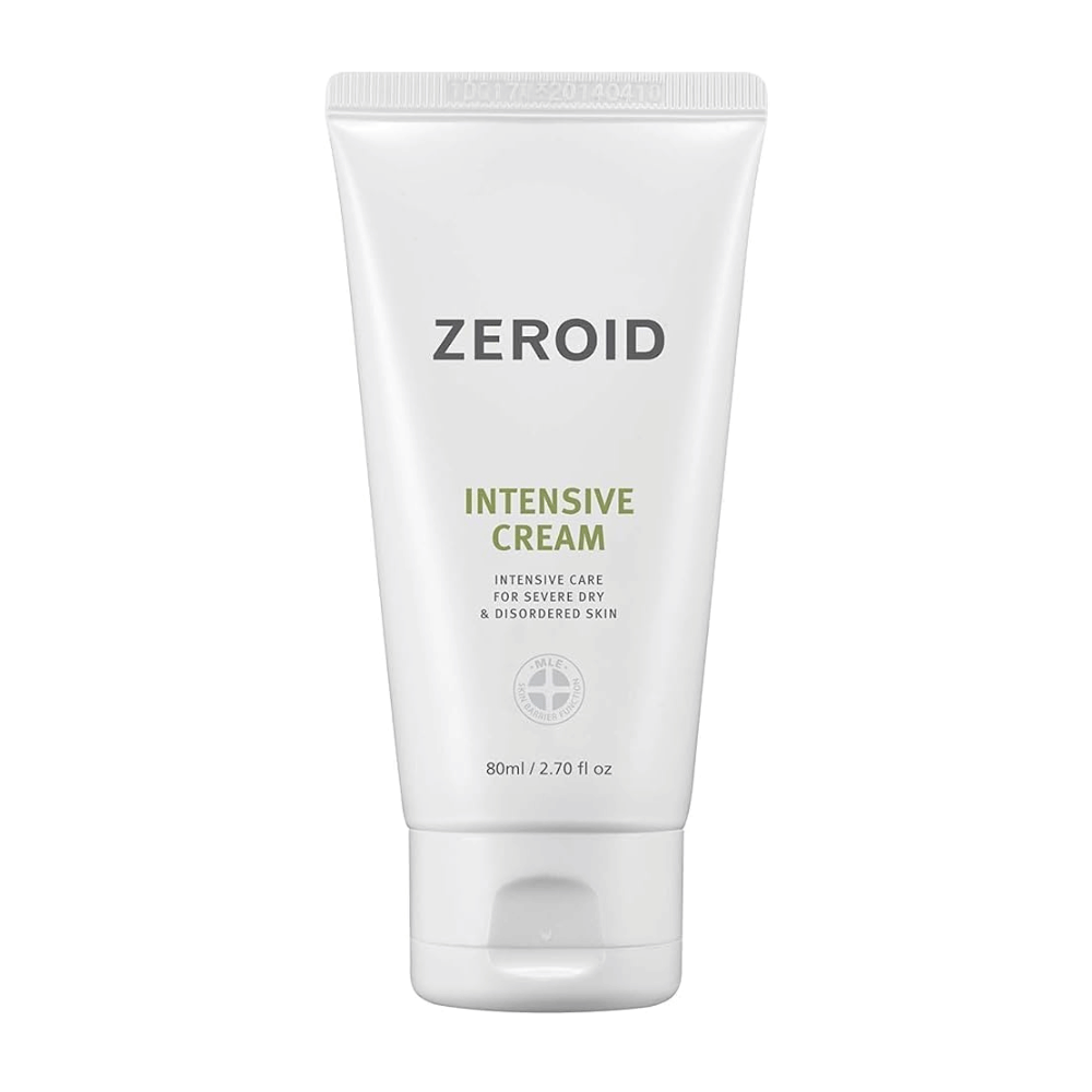 ZEROID Intensive Cream to intensywny krem do twarzy do bardzo suchej, wrażliwej i z uszkodzoną barierą ochronną skóry. Głęboko nawilża, wzmacnia barierę ochronną skóry i pomaga łagodzić uczucie napięcia oraz podrażnienia, zapewniając długotrwały komfort.