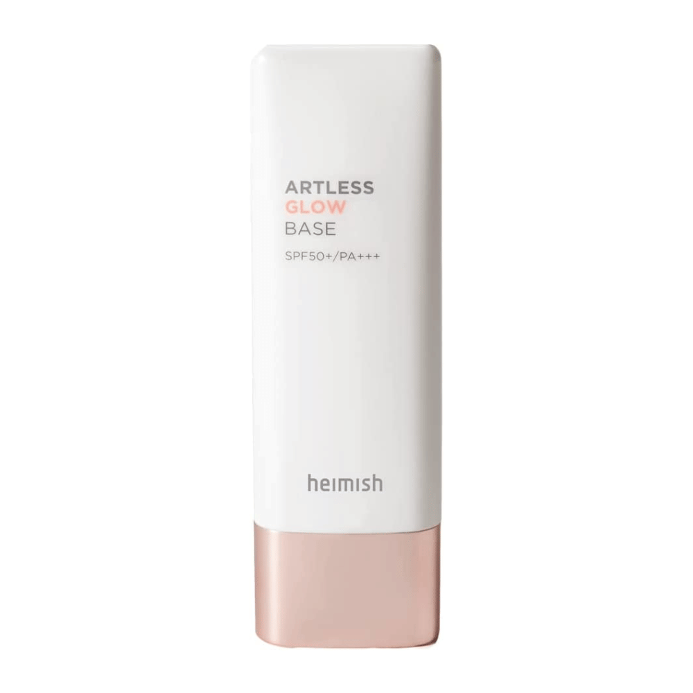 Błyszcząca tubka heimish Artless Glow Base SPF 50+ PA+++ 40ml.