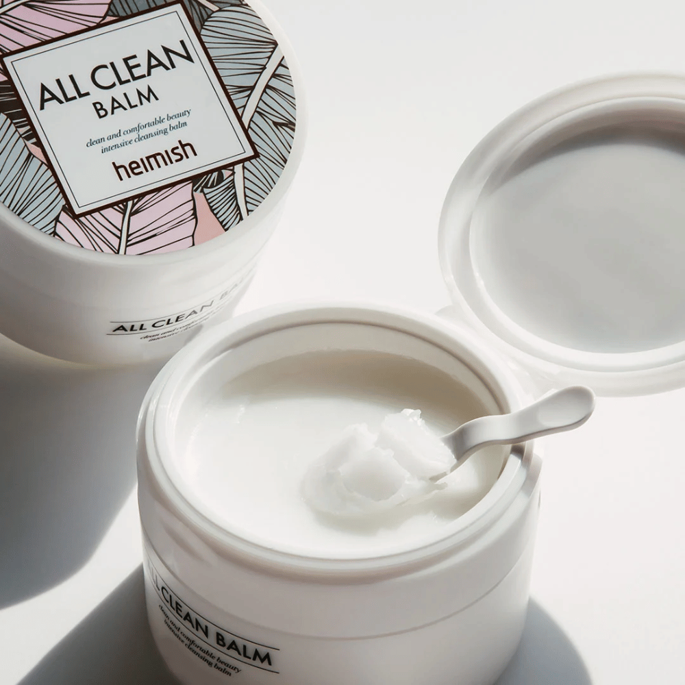 Heimish All Clean Balm 120ml – koreański balsam oczyszczający, który rozpuszcza makijaż, filtr przeciwsłoneczny i zanieczyszczenia dzięki nawilżającej formule.