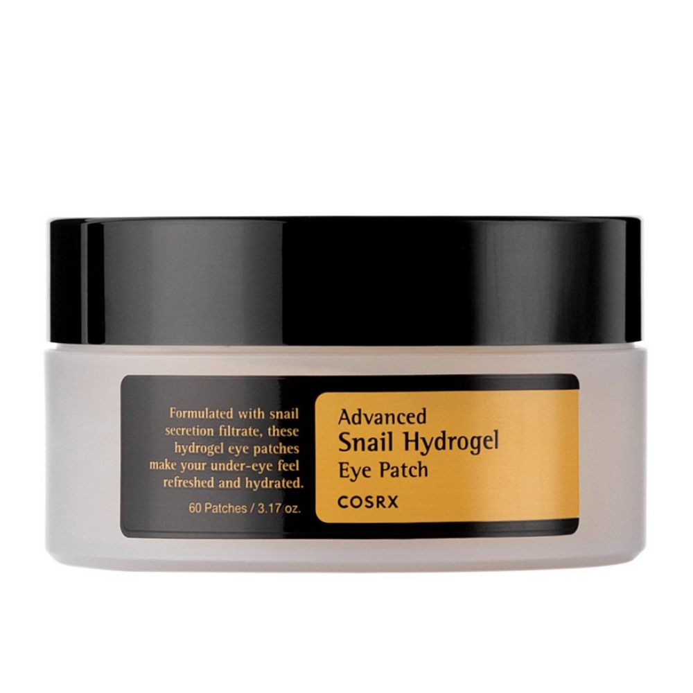 COSRX Advanced Snail Hydrogel Eye Patch 60 sztuk z sekretem ślimaka.