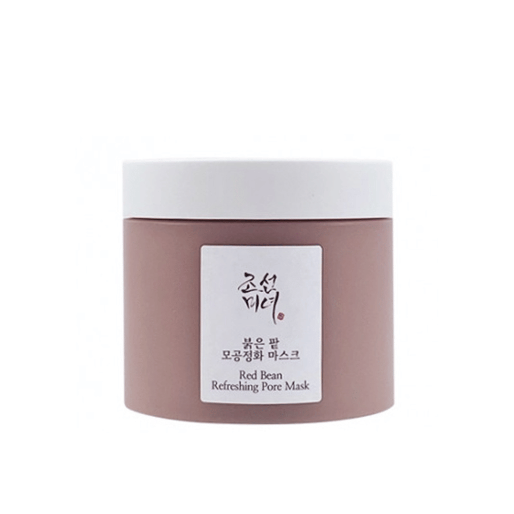 Puszka z Beauty of Joseon Red Bean Refreshing Pore Mask 140ml na białym tle.