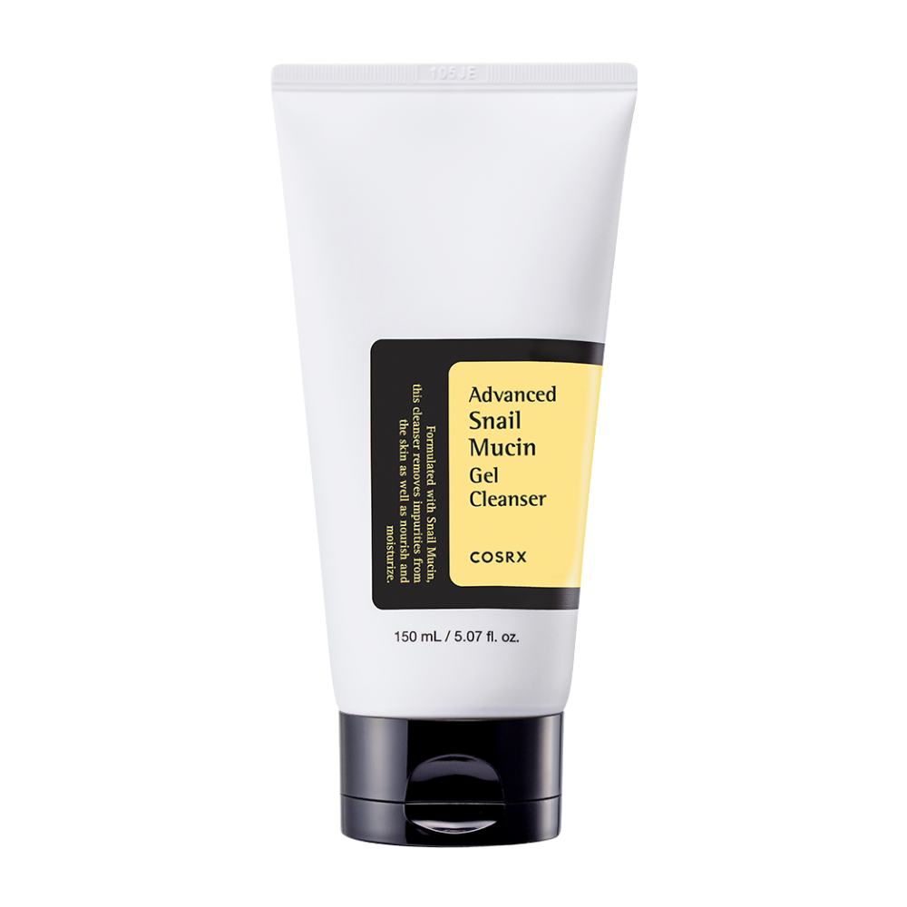 COSRX Advanced Snail Mucin Gel Cleanser 150ml regeneruje skórę.